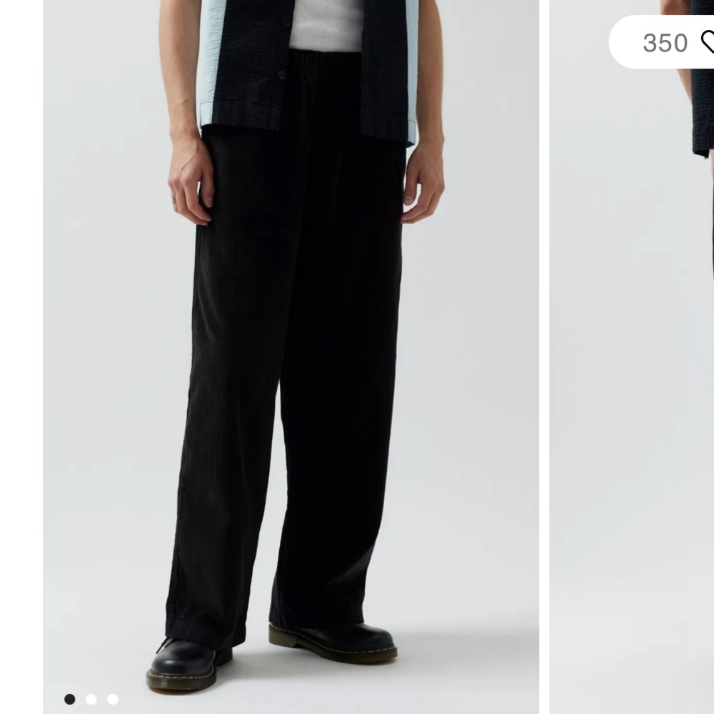 UO Urban Outfitters Baggu Cord Beach Pant Size Medium